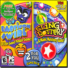 Picture of ValuSoft 15015 Emoticon Swirl &amp; Sling Dottery - 2 For You Game Pack
