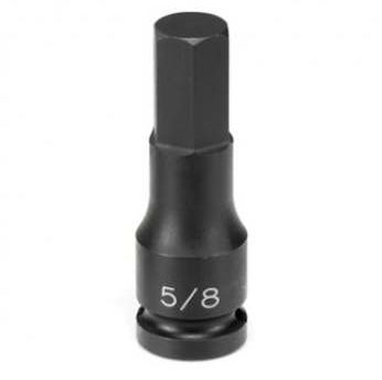 Grey Pneumatic 1/2" Drive x 1/2" Hex Driver Socket (2916F)