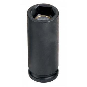 3/8" Drive, 18mm Size, Metric Socket, 6 Points, 18mm, 3/8"D, Impact, 6pt., D, Blk
