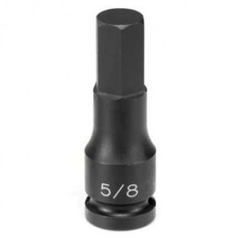 Grey Pneumatic 1/2" Drive x 14mm Hex Driver Socket (2914M)