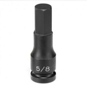 Grey Pneumatic 1/2" Drive x 18mm Hex Driver Socket (2918M)