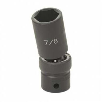 Grey Pneumatic 1/2" X 6 Point Deep 1/2" Drive Universal Impact Socket (2016UD)