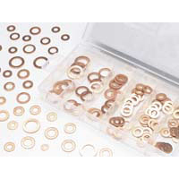 110 Piece Copper Washer Assortment