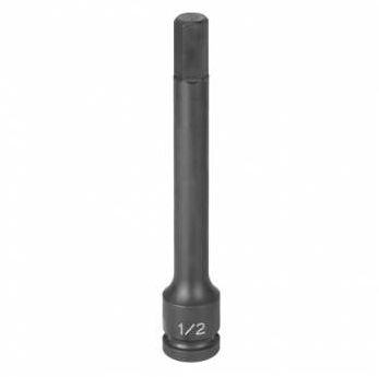 Grey Pneumatic 1/2" Drive x 14mm Hex Driver 6" Length Socket (29146M)