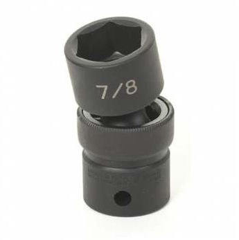 1/2" Drive, 18mm Size, Metric Socket, 6 Points, 18mm,1/2"D,Impact,Univ 6pt.