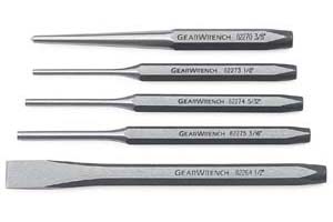 Picture of Apex Tool Group KD82304 5 Piece Punch and Chisel Set