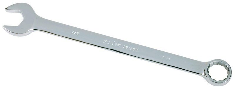 Sunex Tool SU991528 .88 Full Polished Long Pattern Wrench