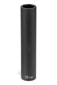 Grey Pneumatic 1/2" Drive x 17mm Extra-Deep Socket (2017XMD)
