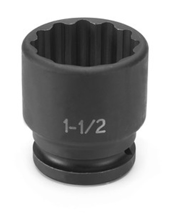 Grey Pneumatic 3/4" Drive x 1" Standard - 12 Point Socket (3132R)