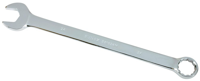 Sunex Tool SU991824M 24mm FUll Polish Combination Wrench