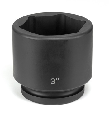 1" Drive, 15/16" Size, SAE Socket, 6 Points, 15/16,1"D,Impact,Blk