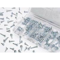 200 Piece Hex Head Drill Screw Assortment