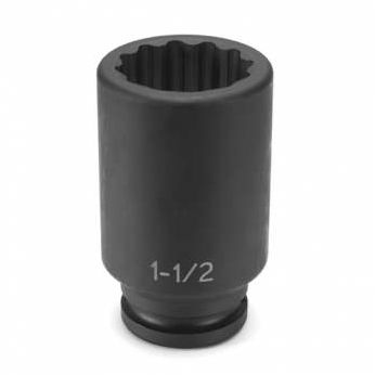 Grey Pneumatic 3/4" Drive x 1-5/8" Deep - 12 Point Socket (3152D)