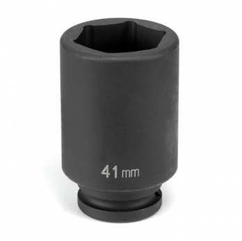 3/4" Drive, 46mm Size, Metric Socket, 6 Points, 46mm,3/4"D,Impact,6pt.,D