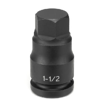 Grey Pneumatic 1" Drive 1-1/2" Hex Driver Socket (4948F)
