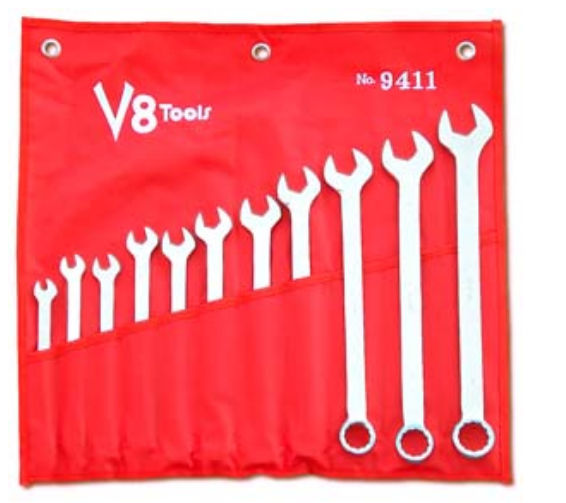 Inc VT9411 11 Piece SAE Long-Pattern Combo Wrench Set