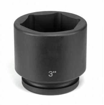 Impact Socket, 1 in Drive Size, 2-5/16 in Socket Size, Hex, 6-point, Standard Length