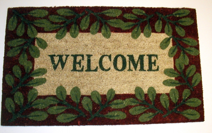Picture of Geo Crafts G105 Welcome 2 Printed Coir Mat