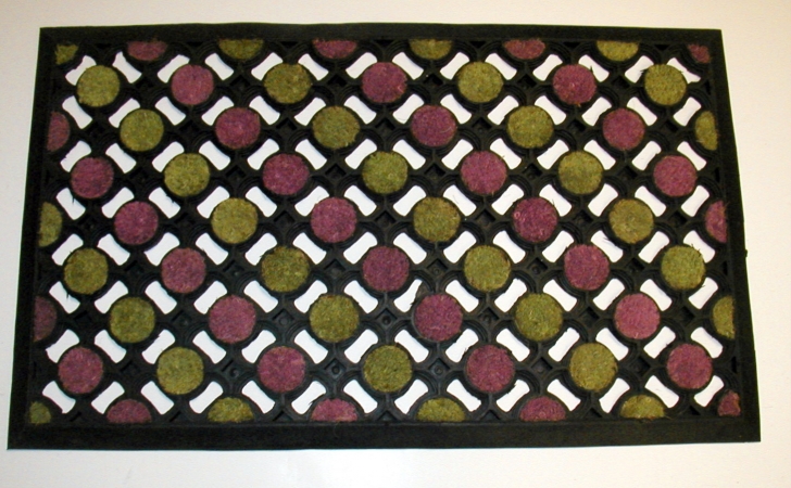 Natural Coir Coco Dots Doormat
