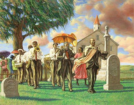 Hot Stuff 1005-24x36-BA Uncle Joes Funeral Poster