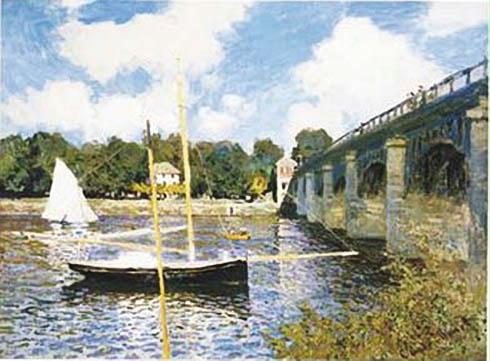 2033-16x20-GC The Highway Bridge At Argenteuil Poster