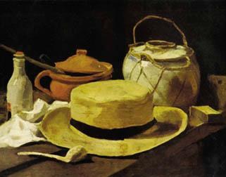 Hot Stuff 2069-16x20-GC Still Life - Hat And Pipe Poster