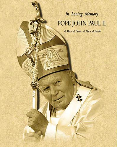 Hot Stuff 3001-16x20-RE Pope John Paul II Parchment Poster