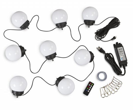 Patio Living Concepts8 Globe Color Changing Umbrella Light