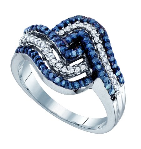 Gold and Diamonds CDFROH1494-W 0.50CT-DIA FASHION RING- Size 7