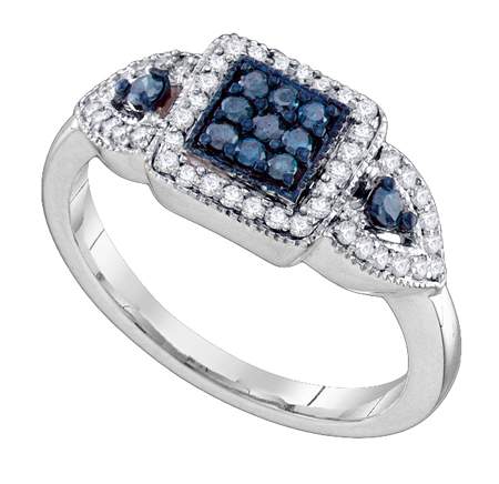 Gold and Diamonds CDFROH9804-W 0.50CT-DIA FASHION RING- Size 7