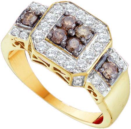 Gold and Diamonds FRR5090DBA-14K 1.00CT-DIA FASHION RING- Size 7