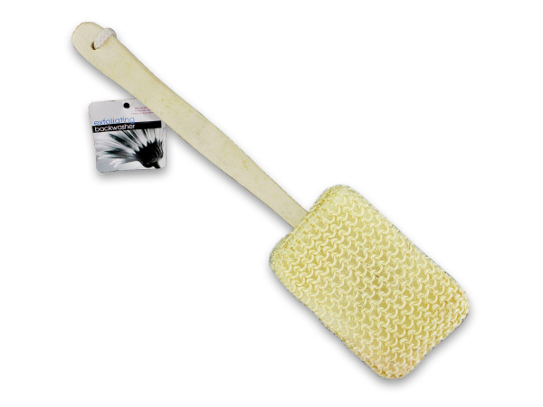 Picture of DDI 124633 Exfoliating Backwasher with Wooden Handle Case of 24