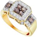 Gold and Diamonds FRR5090DBA-14K 1.00CT-DIA FASHION RING- Size 7 Gold and Diamonds FRR5090DBA-14K 1.00CT-DIA FASHION RING- Size 7