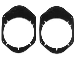 Speaker Adapter Plates - Black - Set of 2 - High-Quality Audio Accessory