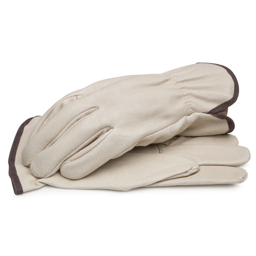 Picture of BlackCanyon Outfitters 82030-L Grain Pigskin Leather Driver Gloves with Shirred Elastic Wrist - Large 1 Pair