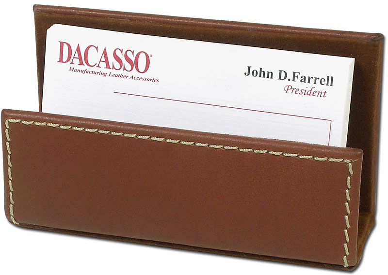 Picture of Dacasso A3207 Rustic Leather Business Card Holder
