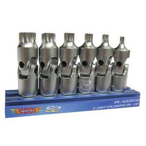 Universal Joint XZN Triple Square Driver Set