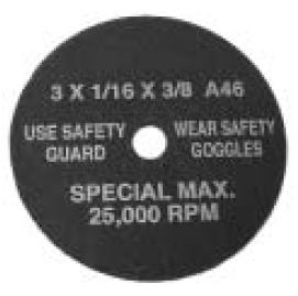 S & G Tool Aid Cutoff Wheels 3 x 1-32 x .38 Hardness T - 100-pk