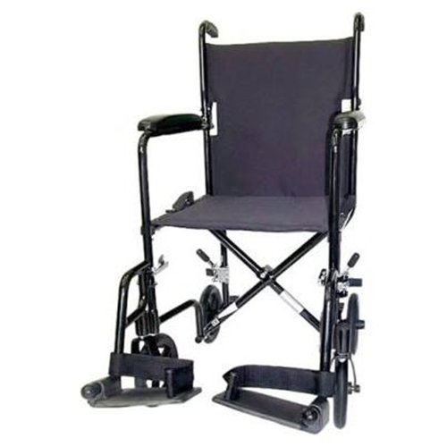 Picture of Karman Healthcare LT-2017-BK Transport Wheelchair-Black