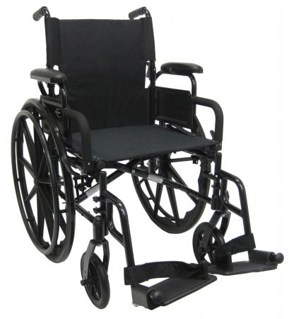 Picture of Karman Healthcare 802-DY Lightweight Wheelchair-Black