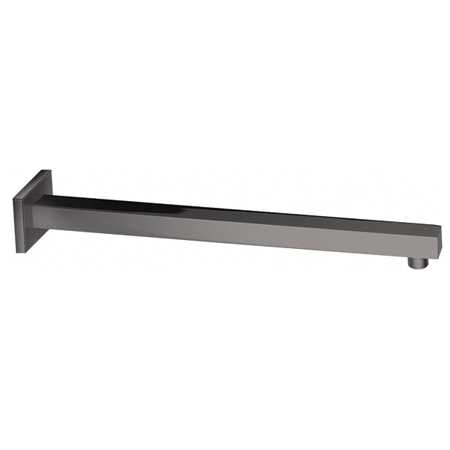 15 in. Raindrop Shower Arm Satin Nickel
