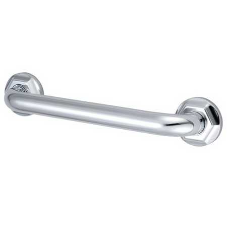 Modern Grab Bar, 18-13/16" L, 17 ga. Brass, Polished Chrome