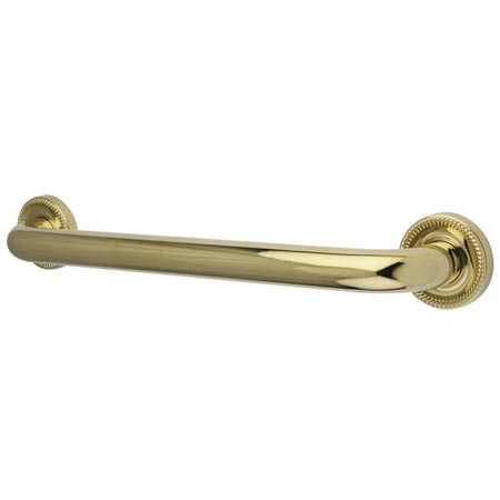 Camelon 18 in. Grab Bar  Polished Brass