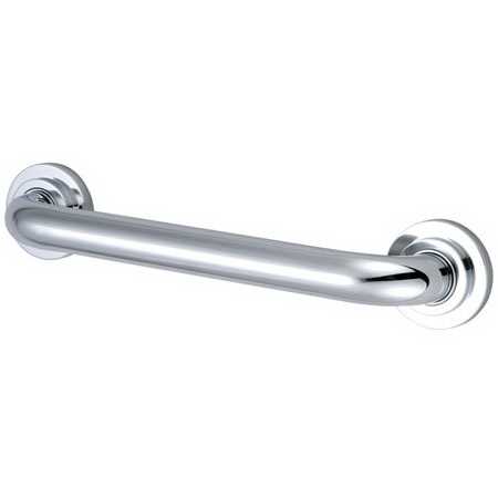 Contemporary Grab Bar, 32-13/16" L, Brass, Polished Chrome