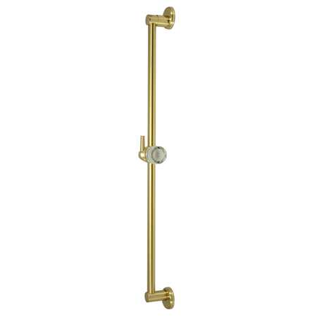 30 in. Brass Shower Slide Bar Polished Brass