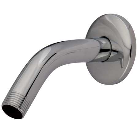 6 in. Shower Arm with Flange  Chrome