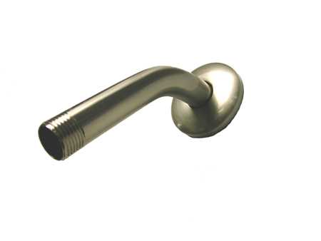 6 in. Shower Arm with Flange  Satin Nickel