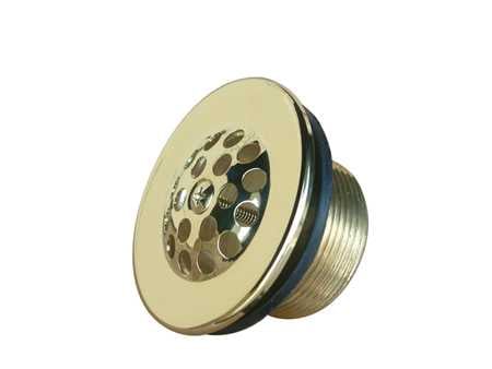 Picture of Kingston Brass DTL202 Kingston Brass DTL202 Bath Tub Drain Strainer &amp; Grid  Polished Brass