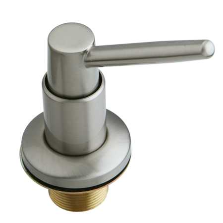 Elinvar Soap Dispenser for Granite Countertop Satin Nickel