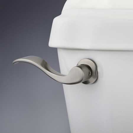 Nu Wave Toilet Tank Lever  Satin Nickel